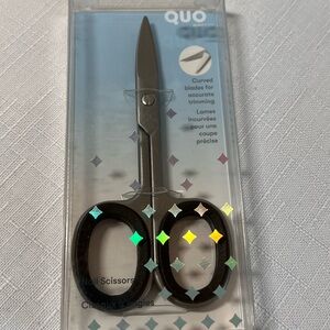 New Quo Beauty Nail Scissors with Black Handles